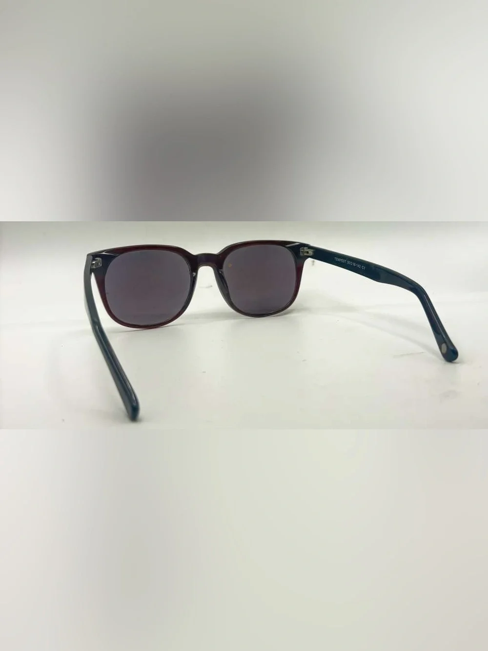 Eyebuydirect Tempest Burgundy Oval Sunglasses Frames Only